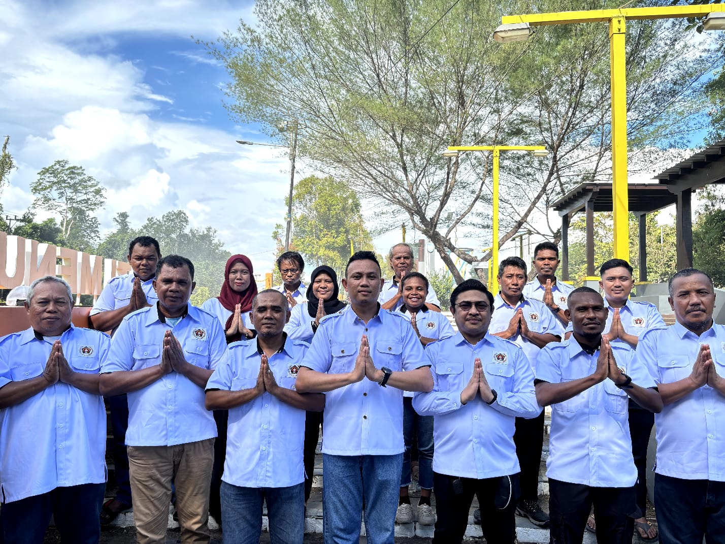 Ketua Adrian Kairupan, SH dan Pengurus PWI Teluk Bintuni Periode 2026-2029